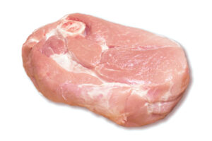 Raw cut of pork shoulder